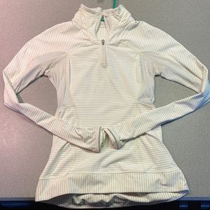 LuluLemon women’s long sleeve tee, white, size 4.